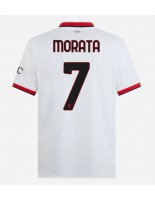 AC Milan Alvaro Morata #7 Bortedrakt 2024-25 Korte ermer